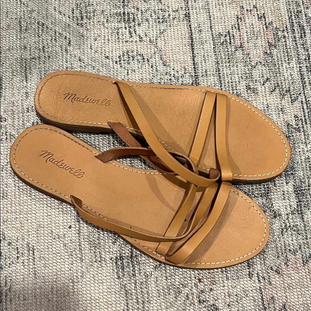 Madewell Boardwalk Skinny-Strap Slide Sandal